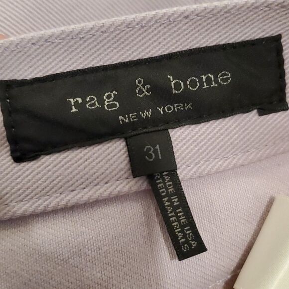 Rag&bone peach and lilac Moss jean skirt sz 31 - Picture 8 of 16